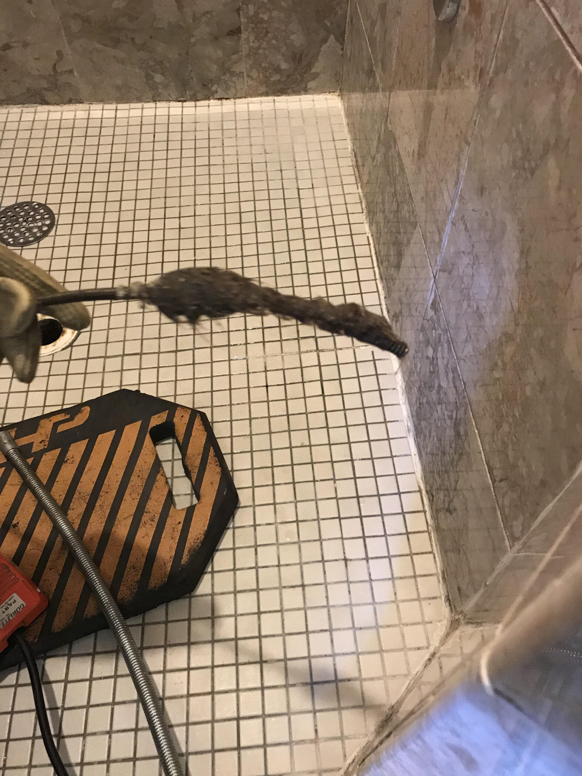 Cabling a Shower Clog in Fairfield